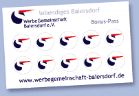 Bonuskarte der WGB Baiersdorf